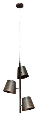 Luce Design Colt Hängeleuchte Frost/grau E27 31,5x63x26,5cm