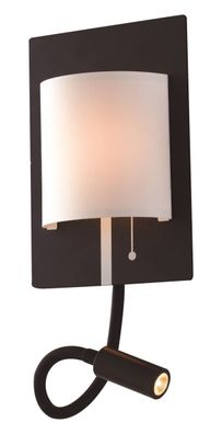 Luce Design Pop LED Wandleuchte schwarz, weiß 100lm 4000K 9x18x25,5cm