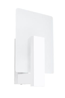 Sollux Lappo Wandlampe weiß E14 dimmbar 16x12x30,5cm