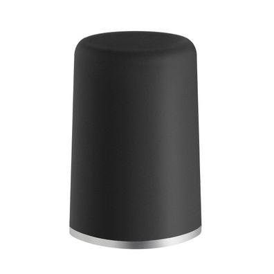 Smedbo Türstopper für den Boden aus Gummi schwarz / Edelstahl 72mm hoch BB154