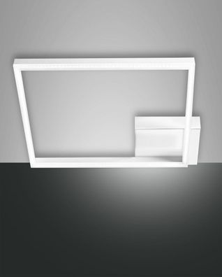LED Deckenlampe weiß Fabas Luce Bard 3510lm 420mm dimmbar