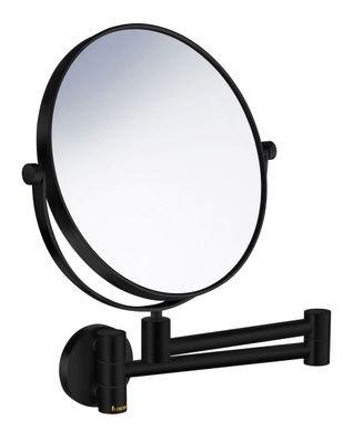 Smedbo Outline Kosmetikspiegel 2x fach schwenkbar schwarz FB438