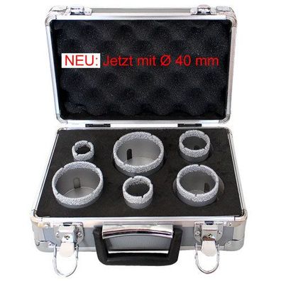 Diamant-Trockenbohrkronen-Set Art. 50235 - Neu mit Ø 40 mm