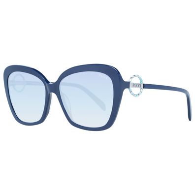 Emilio Pucci Sonnenbrille EP0165 90W 58 Damen Blau