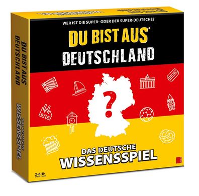 Unique Gaming Brettspiel Du bist aus Deutschland Gesellschaftsspiel Wissensspiel