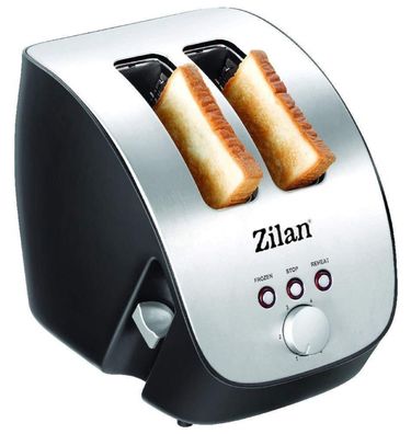 Zilan Schräg-Toaster | 2 Scheiben Toaster | Toaster | Schrägtoaster | Toastautomat...