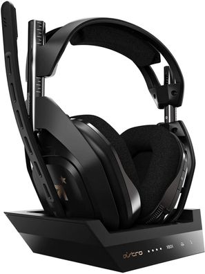 Logitech ASTRO Gaming A50 Wireless Gaming-Headset mit Ladestation, Dolby Audio, ...