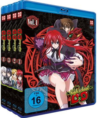 Highschool DxD - Staffel 1 - Gesamtausgabe - Bundle Vol.1-4 - Blu-Ray - NEU