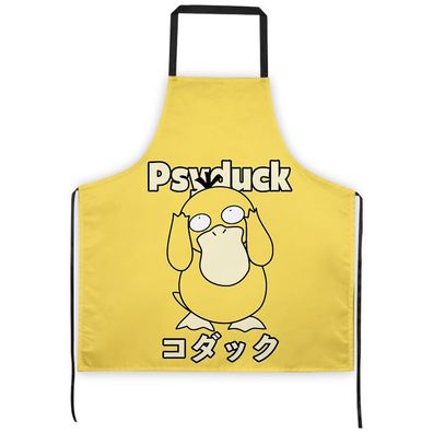 Pokémon Psyduck Neckholder Grillschürze Küche BBQ Café Wasserdichte Olfest Schürze