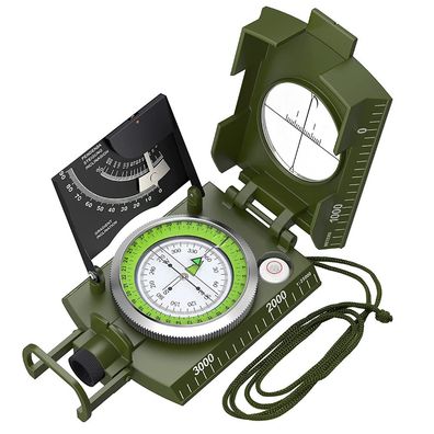 Marschkompass Taschenkompass Peilkompass Kompass mit Klinometer