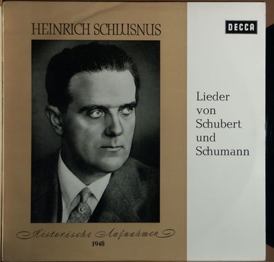 DECCA HD 16 - Lieder von Schubert und Schumann