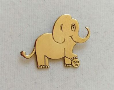 Gold Kette Anhänger Elefant Gelbgold 333 8K, 1.31g