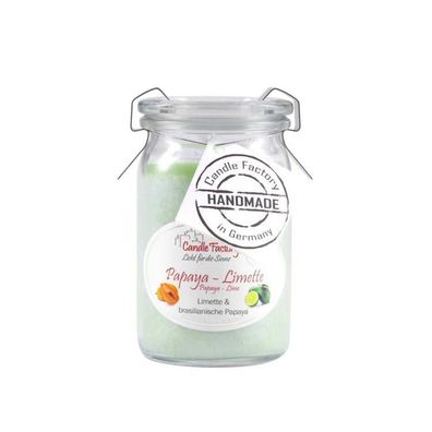 Candle Factory Baby-Jumbo Duftkerze im Weckglas, Papaya-Limette, 308-104 1 St