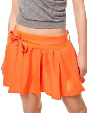 SeXy Miss Damen Glocken Mini Rock Shorts Gürtel orange S/ M 34/36 L/ XL 38/40 NEU