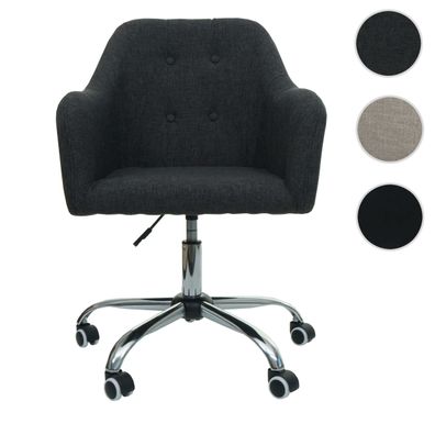 Bürostuhl HWC-L92, Drehstuhl Schreibtischstuhl Bürosessel Stuhl, mit Armlehne