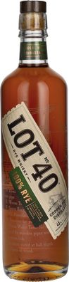 LOT No.40 Rye Whisky, Canadian, 750ml, 43% Vol.