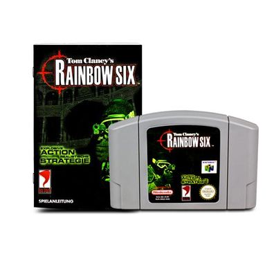 N64 Spiel TOM CLANCY'S Rainbow SIX + Anleitung