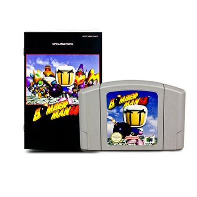 N64 Spiel Bomberman 64 + Anleitung