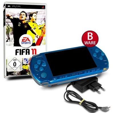 Sony PlayStation Portable - PSP 3004 Silm & Lite Konsole in BLAU / Vibrant BLUE ...