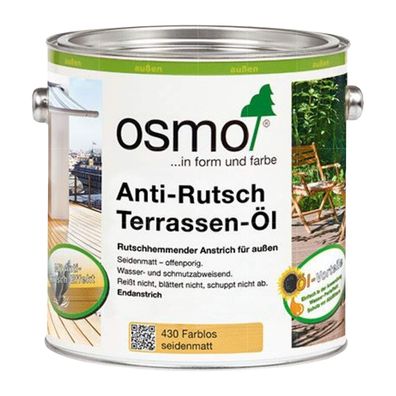 OSMO Anti-Rutsch Terrassen Öl 0.75 Liter Holzöl Bodenöl Terrassenöl Holzschutz
