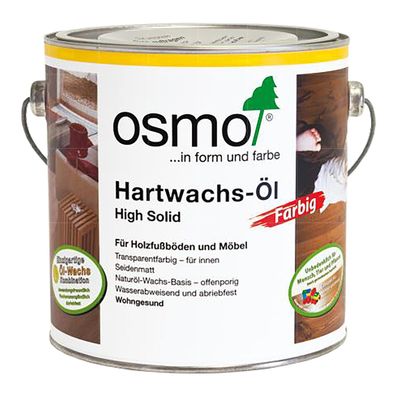 OSMO Hartwachs Öl Farbig 0.75 Liter Holzöl Bodenöl Möbelöl Hartwachsöl Farbwahl