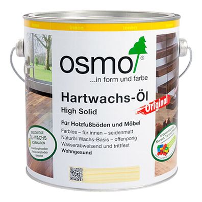 OSMO Hartwachs-oel Original - 0.375 LTR (3062 Farblos MATT) Holzöl Pflegeöl