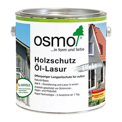 OSMO Holzschutz Öl-Lasur Effekt 2.5 Liter Holzlasur Metallic-Effekt Farbwahl