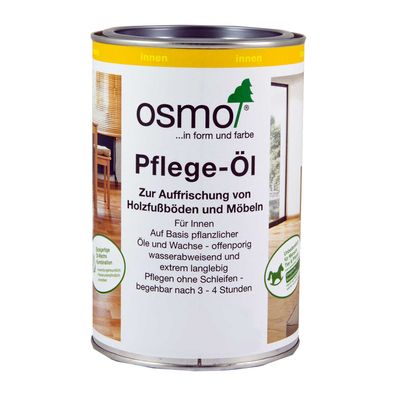 OSMO PFLEGE-OEL - 1 LTR Holzpflege Holzschutz Holzpflegeöl Holzpflege