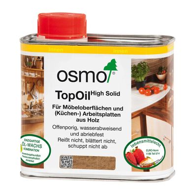 OSMO TOPOIL - 0.5L ÖL-WACHS-ANSTRICH Möbelöl Möbelwachs Holzpflege Holzschutz