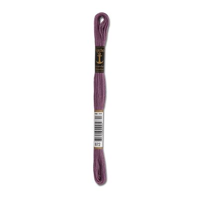 8m Anchor Stickgarn - Farbe 872 - aubergine hell