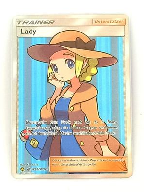 Pokemon Karte Lady SV86/ SV94 Ultra-Rare Full-Art Waifu Trainer - Deutsch