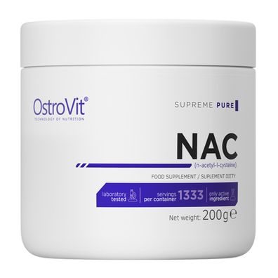 Ostrovit NAC - N-Acetyl L-Cystein 200g Pulver Acetylcystein Amino hochdosiert