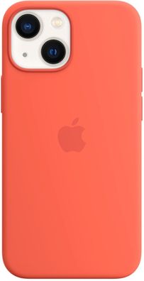 Apple iPhone Silikon Case Schutzhülle iPhone 13 mini MagSafe nektarine