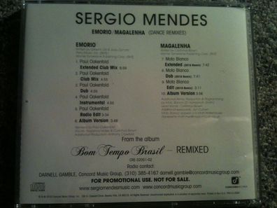 Sergio Mendes - Emorio/ Magalenha US Promo CD 1