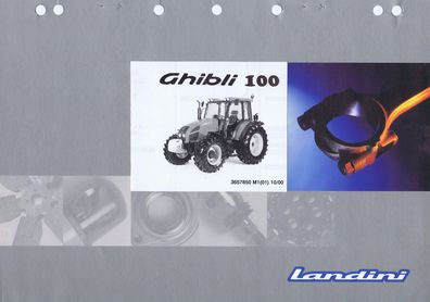 Ersatzteilliste für den Landini Traktor Ghibli 100 Ungebraucht