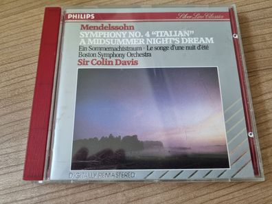 Sir Colin Davis/ Mendelssohn - Symphony No. 4 Italian CD LP Europe