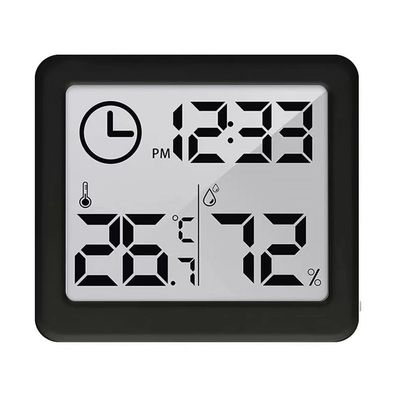Digitales Thermometer/ Hygrometer mit Uhrfunktion GreenBlue GB384