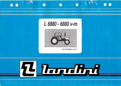 Ersatzteilliste für den Landini Traktor L 6880 - 6880 v-m Ungebraucht
