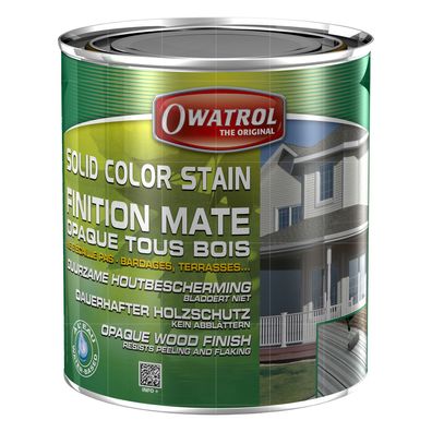 Owatrol Solid Color Stain 1 LTR Wetterschutzfarbe Holzfarbe Decklack Farbwahl
