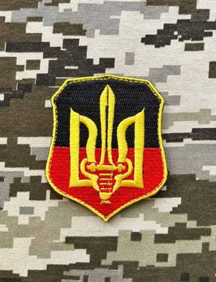 Patch Wappen der Ukraine Rechter Sektor m. Klett Aufnäher Morale Abzeichen Armee