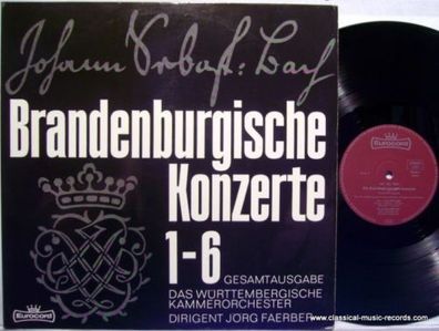 Eurocord J 071 - Die Brandenburgischen Konzerte 1-6