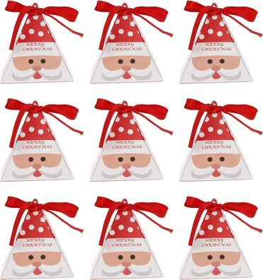Set mit 40 dekorativen Weihnachts-Süßigkeitenschachteln aus Papier