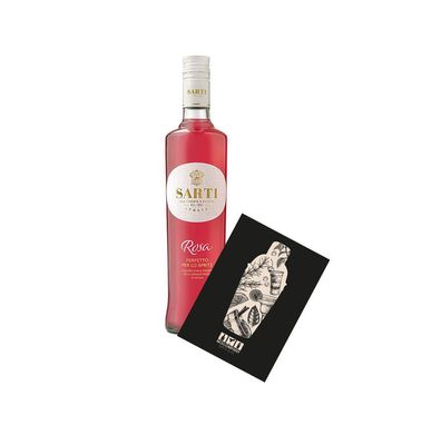 Sarti Rosa 0,7L (14% Vol) Sarti Italia Aperitif Mailand Italien- [Enthält Sulfi