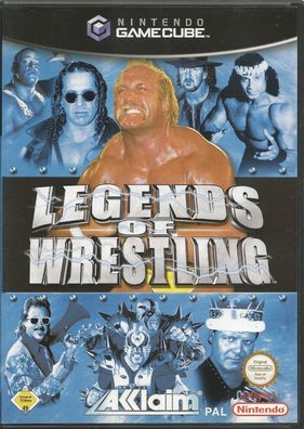 Legends Of Wrestling (GameCube, 2002, Neue Ersatz-DVD-Box) mit Anleitung