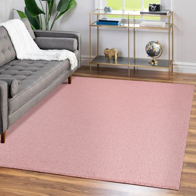 Teppich Modern design Teppich einfarbig kurzflor Teppich uni color Rosa