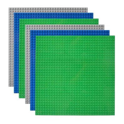 Platten Set Bauplatte Kompatibel mit Meisten Marken, 25,5 * 25,5cm, Grundplatte