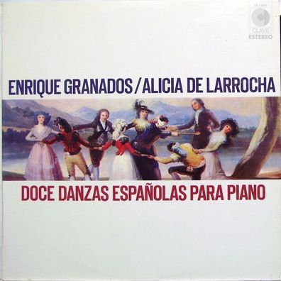 Clave 18-1224 S - Doce Danzas Españolas Para Piano