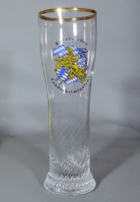 Bierglas Weizenglas - LKA Bayern - Bayerisches Landeskriminalamt - Kirminalpolizei
