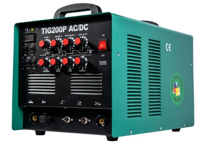 HST WIG Schweißgerät AC DC TIG MMA 200 Ampere Aluminium Pulse 2/4 Takt HF Zündung