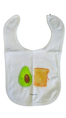 Mr. & Mrs. Panda Babylätzchen Avocado & Toast Lätzchen für Babys